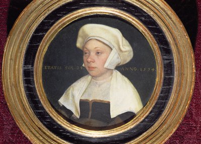 Die Frau eines Würdenträgers am Hofe von König Heinrich VIII., 1534 von Hans Holbein der Jüngere