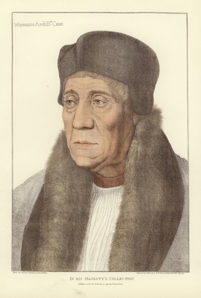 William Warham, Erzbischof von Canterbury von Hans Holbein der Jüngere