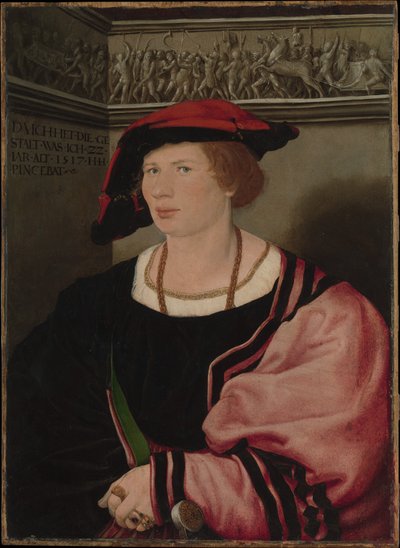 Benedikt von Hertenstein (geboren um 1495, gestorben 1522) von Hans Holbein the Younger