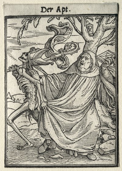 Totentanz: Der Abt von Hans Holbein the Younger