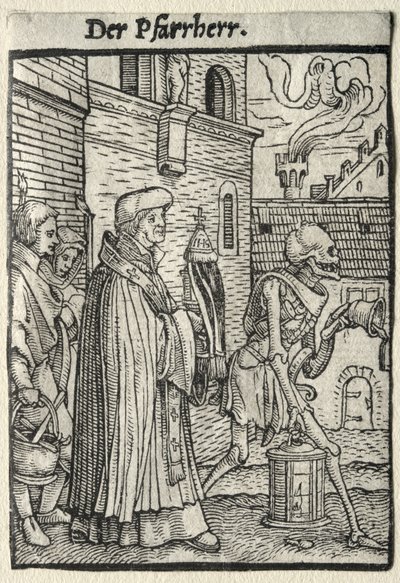 Totentanz: Der Pastor von Hans Holbein the Younger