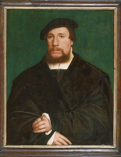 Porträt eines hanseatischen Kaufmanns von Hans Holbein der Jüngere