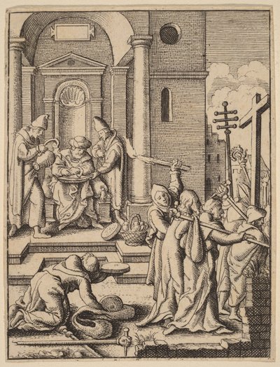 Das Händewaschen von Hans Holbein the Younger
