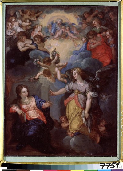 Die Verkündigung von Hans I or Johann Rottenhammer