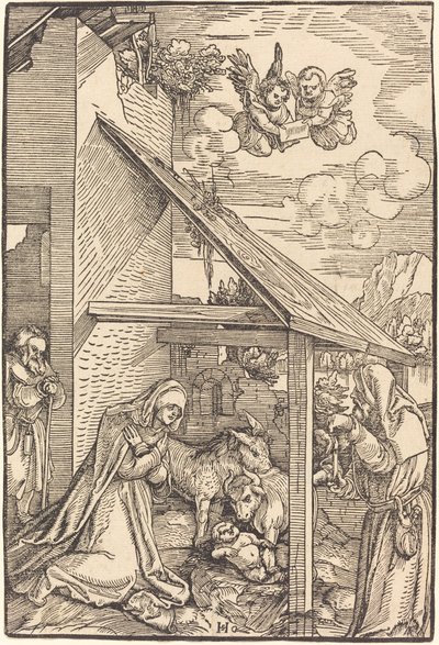 Die Geburt Christi von Hans Leonard Schaufelein