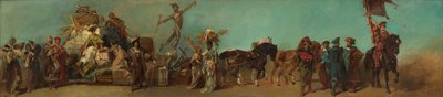 Entwurf zum Festzug 1879 - Die Genossenschaft der Großhändler von Hans Makart