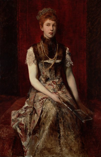 Porträt von Dora Fournier-Gabillon, ca. 1879 von Hans Makart