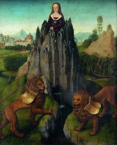 Allegorie der Keuschheit, ca. 1475 von Hans Memling