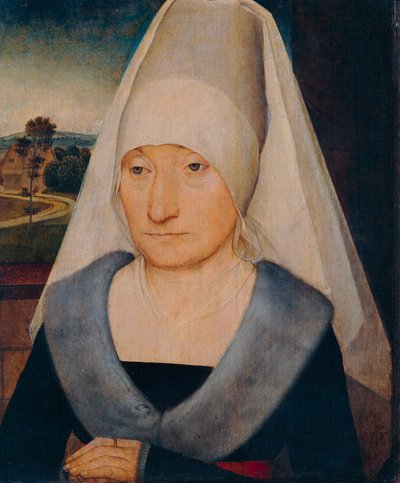 Porträt einer alten Frau von Hans Memling