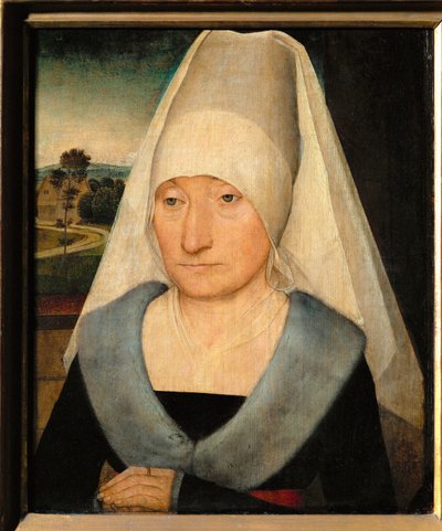 Porträt einer älteren Frau von Hans Memling