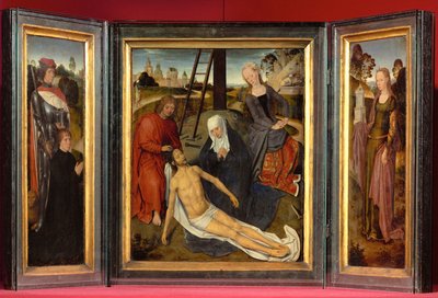 Triptychon von Adriaan Reins, ein Bruder im Sint-Jans Hospital von Hans Memling