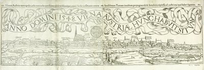 Stadtansicht von Wien im Jahr 1548, 1550 von Hans Rudolf Manuel Deutsch