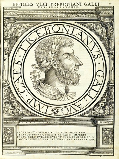 Trebonianus Gallus, Illustration aus 