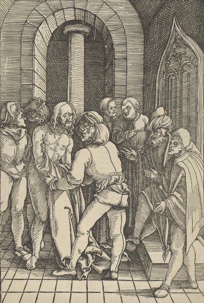 Christus entkleidet, aus Speculum passionis domini nostri Ihesu Christi, 1507 von Hans Schäufelein the Elder
