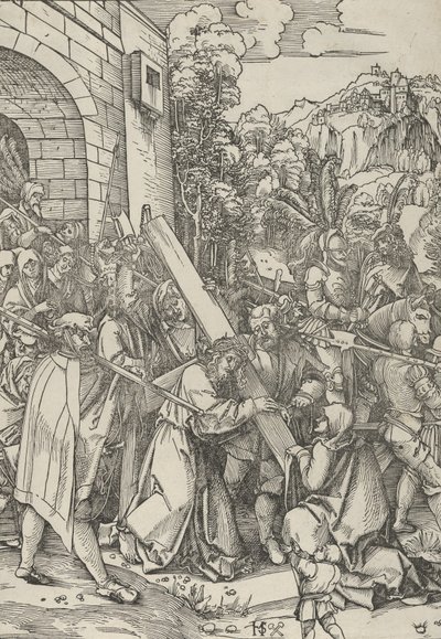 Das Tragen des Kreuzes von Hans Schäufelein the Elder