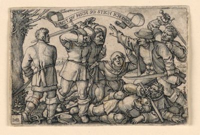 Die Bauernschlägerei von Hans Sebald Beham
