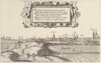 Ansicht von Nürnberg, nach Osten, linke Platte, 1552 von Hans Sebald Lautensack