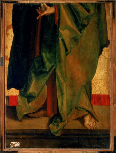 Heiliger Paulus, unterer Abschnitt (Detail) von Hans Suess Kulmbach