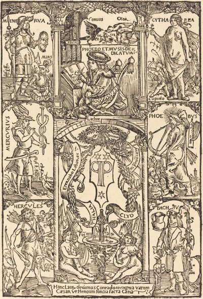 Kelten umgeben von griechischen und römischen Göttern von Hans Süss von Kulmbach
