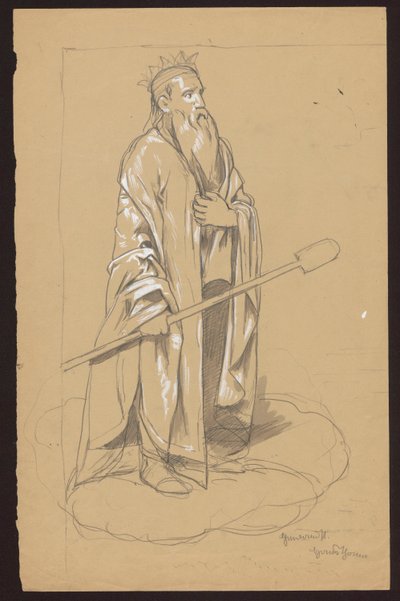 Allegorie des Januars von Hans Thoma