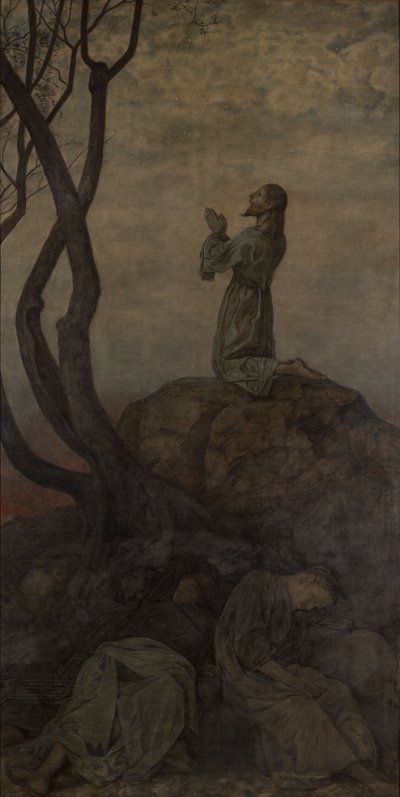 Christus am Ölberg von Hans Thoma