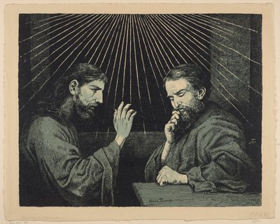 Christus und Nikodemus von Hans Thoma