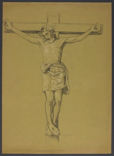 Christus am Kreuz von Hans Thoma
