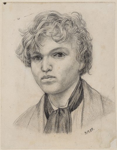 Jugendliches Selbstbildnis von Hans Thoma
