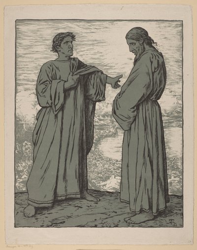 Die Versuchung Christi von Hans Thoma