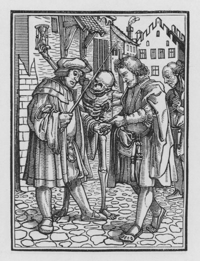 Holbeins Totentanz: Der Anwalt von Hans after Holbein the Younger