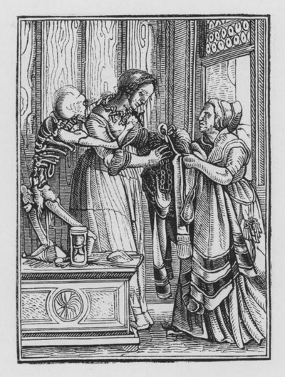 Holbeins Totentanz: Die Gräfin von Hans after Holbein the Younger