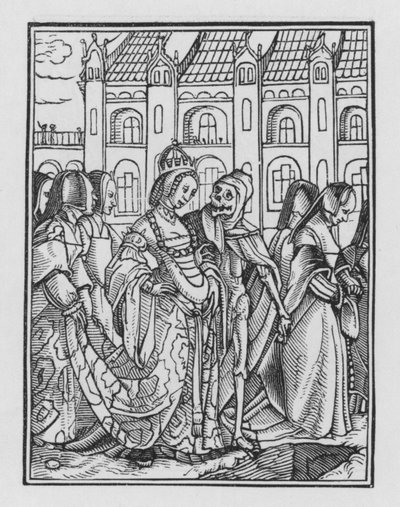 Holbeins Totentanz: Die Kaiserin von Hans after Holbein the Younger