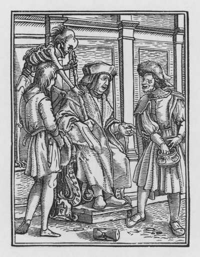 Holbeins Totentanz: Der Richter von Hans after Holbein the Younger