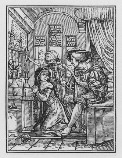 Holbeins Totentanz: Die Nonne von Hans after Holbein the Younger