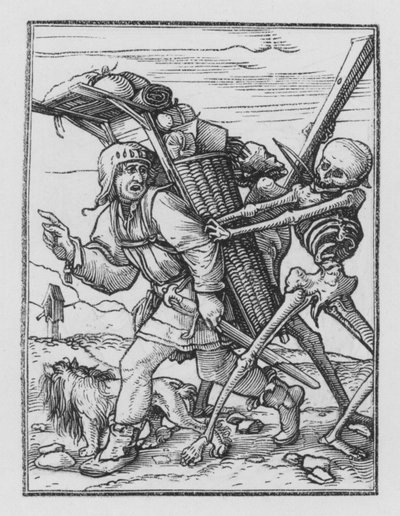 Holbeins Totentanz: Der Hausierer von Hans after Holbein the Younger
