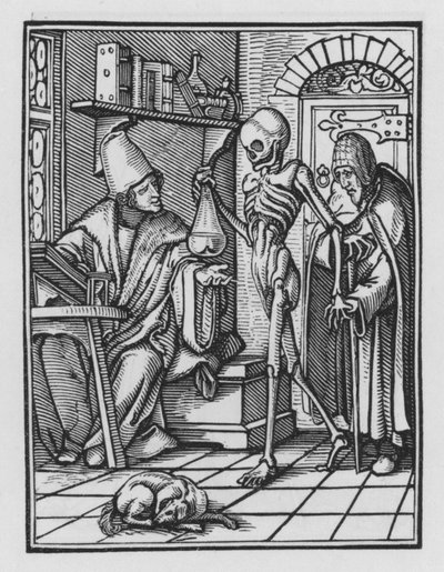 Holbeins Totentanz: Der Arzt von Hans after Holbein the Younger