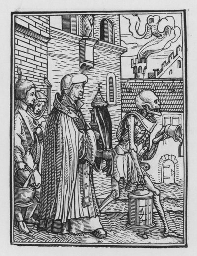 Holbeins Totentanz: Der Priester von Hans after Holbein the Younger