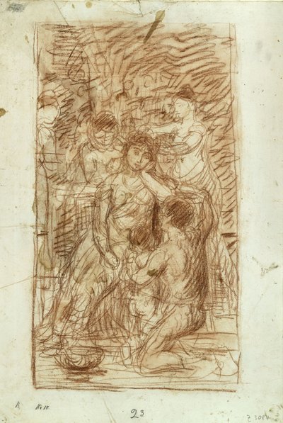 Die Toilette von Hans von Marées