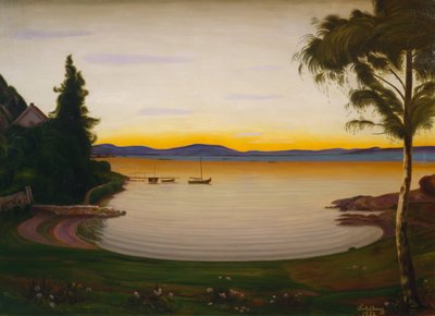 Ruhiger Abend, Nærsnes von Harald Oscar Sohlberg