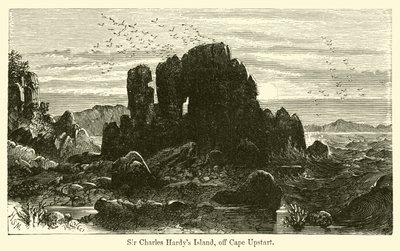 Sir Charles Hardys Insel, vor Cape Upstart von Harden Sidney Melville