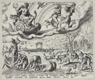 Luna, der Mond von Harmen Jansz. Muller