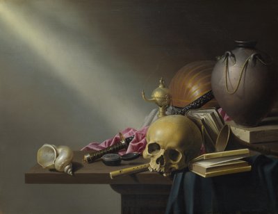 Eine Allegorie der Eitelkeiten des menschlichen Lebens, ca. 1640 von Harmen Steenwijck