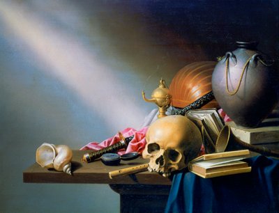 Eine Allegorie der Eitelkeiten des menschlichen Lebens, ca. 1640 von Harmen van Steenwyck