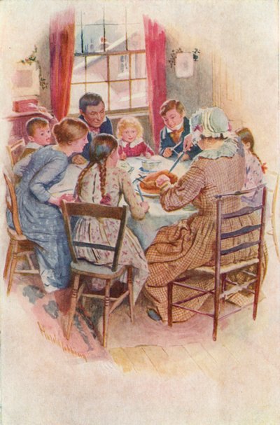 Illustration für A Christmas Carol von Charles Dickens von Harold Copping