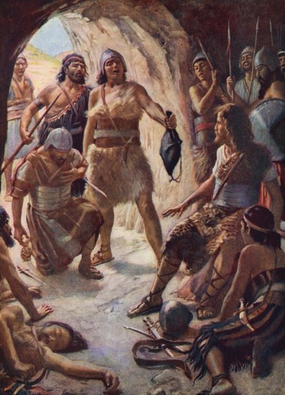 Altes Testament: Davids drei mächtige Männer von Harold Copping