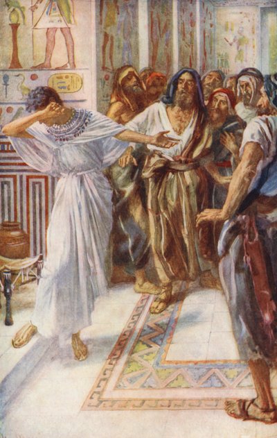Altes Testament: Joseph offenbart sich seinen Brüdern von Harold Copping