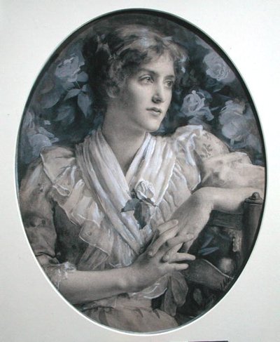 Porträt einer Dame von Harold Copping
