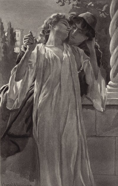 Romeo verabschiedete sich schweren Herzens von seiner lieben Frau von Harold Copping