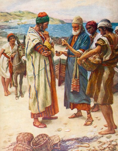 Die Perle von großem Wert, Matthäus von Harold Copping