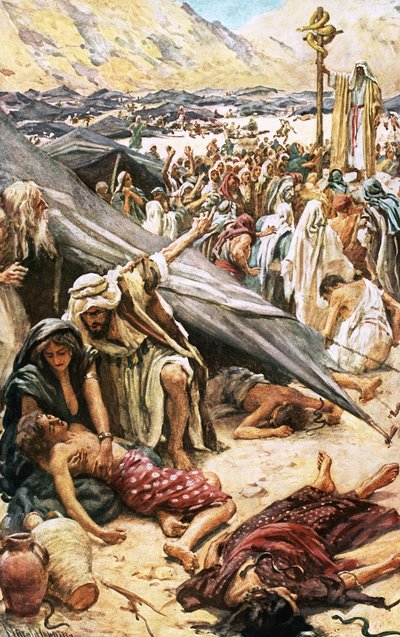 Die eherne Schlange von Harold Copping